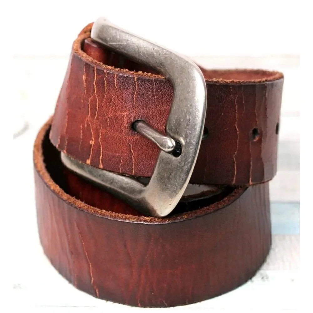 Lucky Brand BROWN GENUINE LEATHER 1 5/8